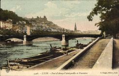 Lyon - Brucke von Ainay Antiquaille und von Fourviere - CPA