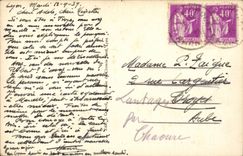 Lyon - die Brucke von Guillotiere - erste Brucke errichtet auf der Rhône - CPA