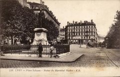 Lyon - Tolozan Place - Statue of Suchet Marshal - CPA