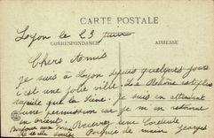 Lyon - Tolozan Platz - Statue des Suchet Marschalls - CPA