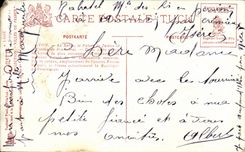 Lyon - the Saone - Law courts and Fourviere Slope - CPA