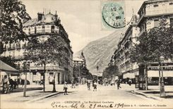 Grenoble - the Gambetta Boulevard - CPA