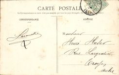 Grenoble - the Lion - Monumental Fountain - CPA snake snake