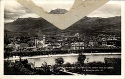 Grenoble - Seen from of the Garden of Duphins and Moucherotte - CPA