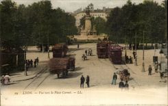 Lyon - Sight towards the Carnot Place - CPA