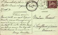 Saint Rambert auf dem Loire - Anblick der Brucke und des Kurses des Loire - CPA