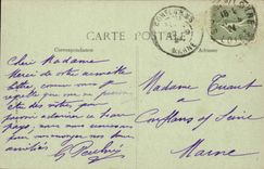 Saint Just on the Loire - Suspension Bridge - CPA