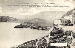 Aix les Bains - Seen from of the Terrace of the Country cottage Restoring Chambotte alt 940m - the Lake of Le Bourget - CPA