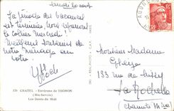 Chatel - Surroundings of Thonon - Teeth of the South - CPA