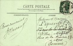 Chambery - the Monument of Maistre CPA