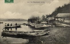 Lake Aiguebelette - the Port - boat - boat CPA