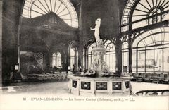 Evian les Bains - the Cachat Source - CPA
