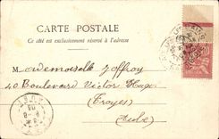 Aix les Bains - Lake of Le Bourget - Tooth of the Cat - horse - boat - boat - horse - - CPA