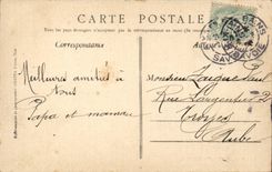 Aix les Bains - Edge of the Lake of Le Bourget - boat - boat - CPA