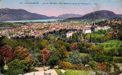 Aix les Bains - Lake of Le Bourget - View - CPA