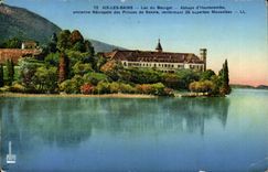 Aix les Bains - Lake of Le Bourget - Abbey of Hautecombe - CPA