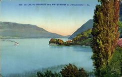Aix les Bains - Lake of Le Bourget - Seen of Hautecombe - CPA