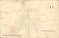 Aix les Bains - Regina Hotel Bernascone and the Revard Mount - CPA