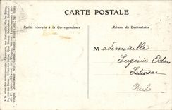 Landhauschen in der Mitte von Montenvert - Pferd - Pferdeneselsesel - CPA