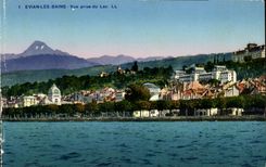 Evian les Bains - Seen from of the Lake - CPA