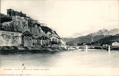 Grenoble - Fort the Plane and the Alpine range CPA