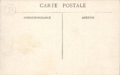 Grenoble - Gardens of the Dolphins - Sight on Moucherotte CPA