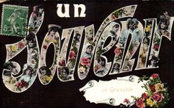 Grenoble - a Souvenir CPA