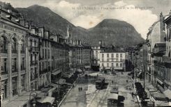 Grenoble - Place Grenette and Saint Eynard - CPA