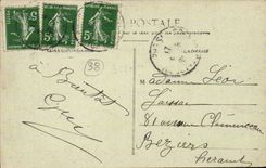 Grenoble - Place of the Station - Forts and the Jalla Mount - CPA