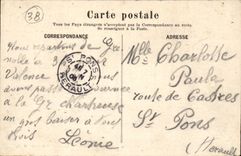 Grenoble - the Grenette Place and the Mount St Eynard CPA