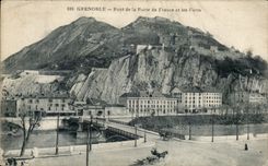 Grenoble - Bridge of the Gate of France and the Forts - CPA