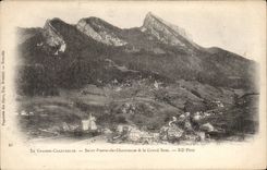 Grosses Chartreuse CPA Saint Pierre des Chartreuse und grossen Som