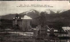 CPA Louis Mount the monument raised with the memory of Emmanuel Bush