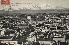 CPA Mont Canigou Vu de perpignan