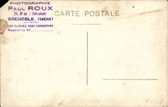 Grenoble Real photo Military (militaria) photographer Red-headed Paul data base of the esplanade