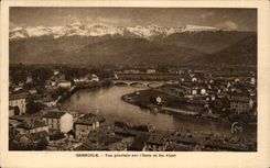 Grenoble CPA View on Isere and the Alps