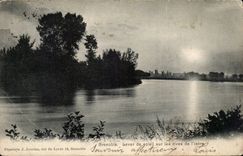 Grenoble CPA Sunrise on banks of Isere