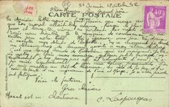 Grenoble CPA Places Notre Dame the church and the monument of the centenary