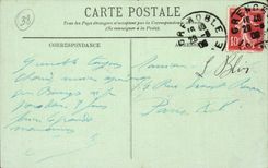 Line of Walls CPA La Motte of Aveillans the bored stone