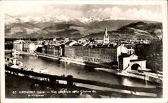 Grenoble CPA View and chains it of Belledonne