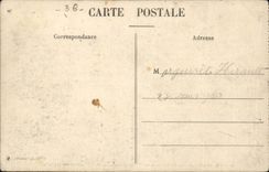 Grenoble CPA Street Felix Poulat the church Saint Louis and Moucherotte