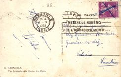 Grenoble CPA View and it the alpine range