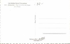 Grenoble CPA Bridge of the door of France and Neron