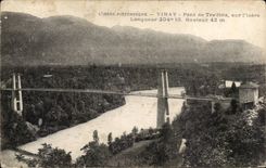 Dauphine CPA Vinay Bridge of Trellins on the isere