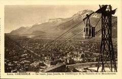 Dauphine CPA Grenoble the teleferic of the Bastille Course Jean Jaures Moucherotte