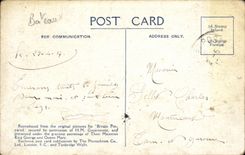 CPA Sunset one the North Sea (seem from HMS Queen Elisabeth) (armor boat boat ship)