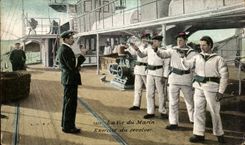 CPA life of sailor Exercise of the revolver (boat boat ship marine sailors)