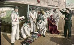 CPA life of sailor School of fanionnage (marine boat boat ship sailors)