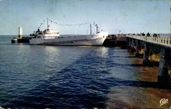 CPA Royan the Dimension of money to the pier (boat boat)