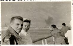 CPA Real photo Marine Boat